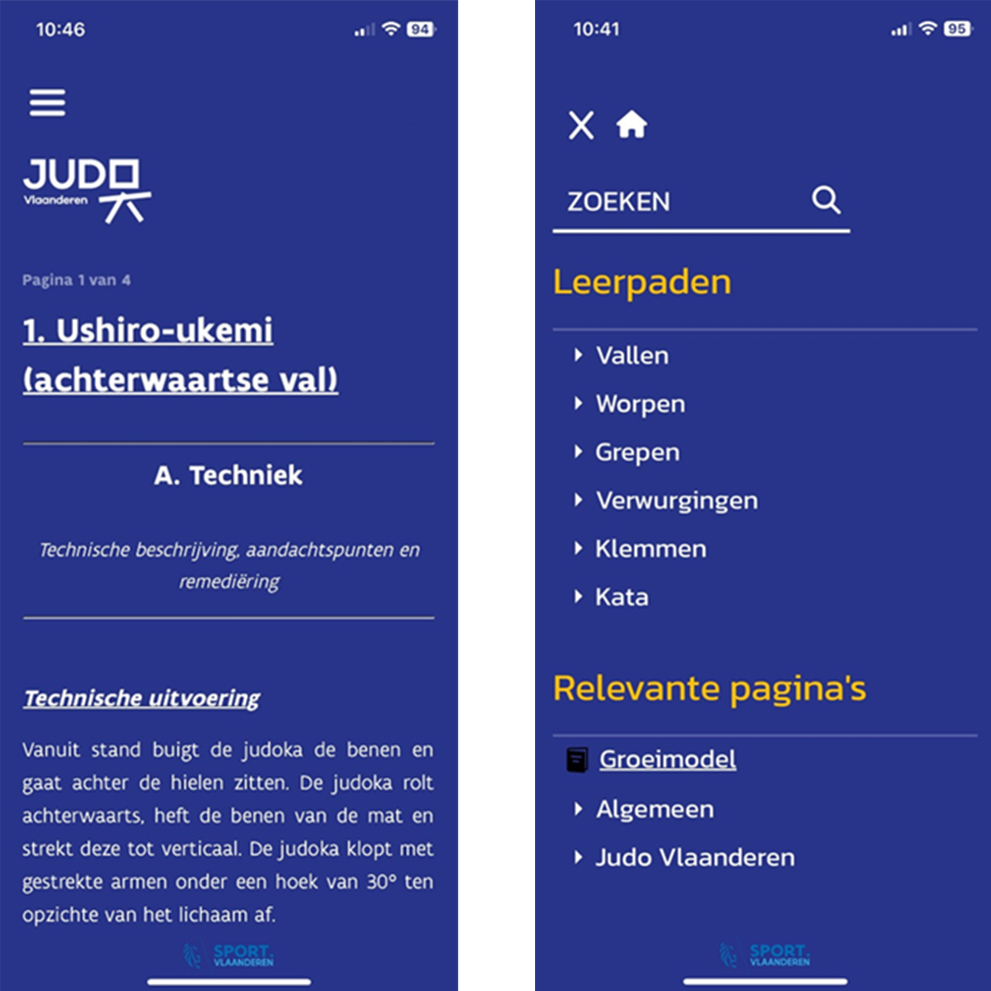 A PWA for Judo Vlaanderen